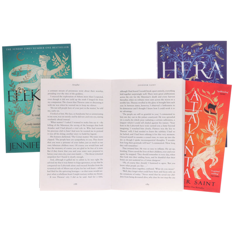 Ariadne, Elektra, Atalanta & Hera by Jennifer Saint 4 Books Collection Set - Fiction - Paperback Fiction Hachette
