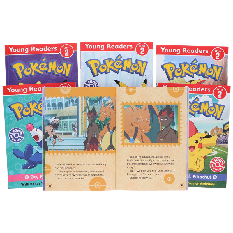 Pokémon: The Alola Collection Young Readers Level 2 6 Picture Books Box Set - Ages 4-8 - Paperback 5-7 HarperCollins Publishers