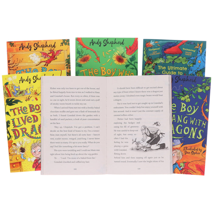 Boy Who Grew Dragons Series By Andy Shepherd 6 Books Collection Set - Ages 7-9 - Paperback 7-9 Bonnier Books Ltd
