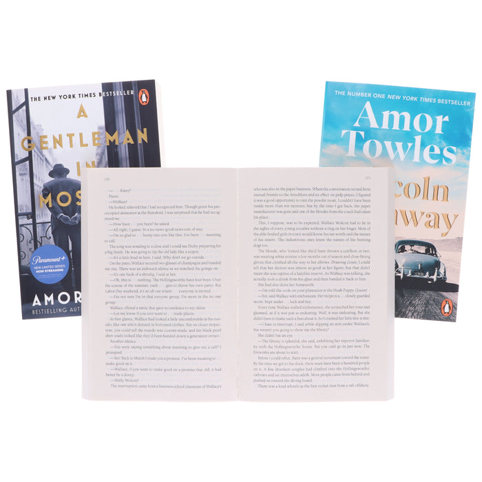 Amor Towles 3 Books Collection Set - Fiction - Paperback Fiction Various