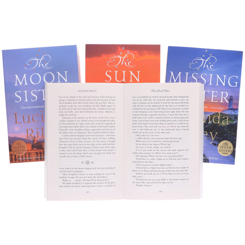 The Seven Sisters Series By Lucinda Riley 4 Books Collection Set - Fiction - Paperback Fiction Macmillan