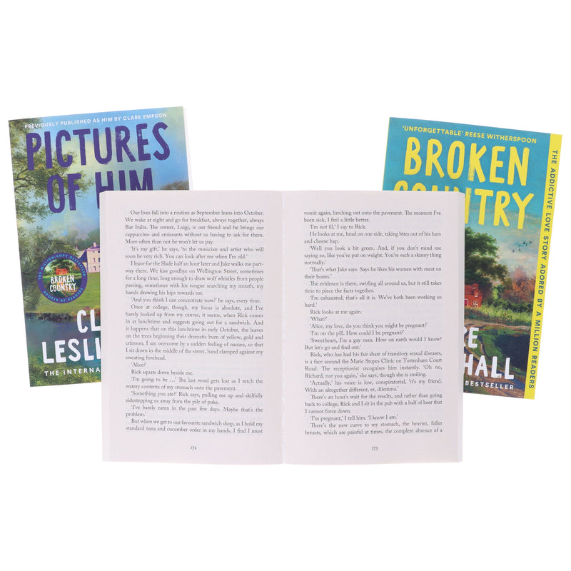 Days You Were Mine, Pictures of Him & Broken Country By Clare Leslie Hall 3 Books Collection Set - Fiction - Paperback Fiction Hachette