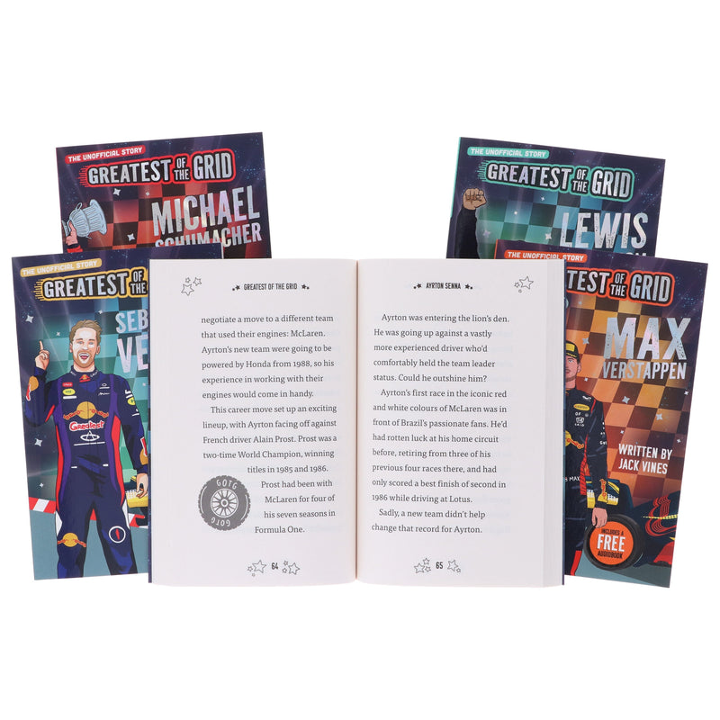 Greatest of the Grid: The Unofficial Stories by Jack Vines 5 Books Collection Box Set - Ages 7-9 - Paperback (Includes Free Audiobooks) 7-9 Sweet Cherry Publishing