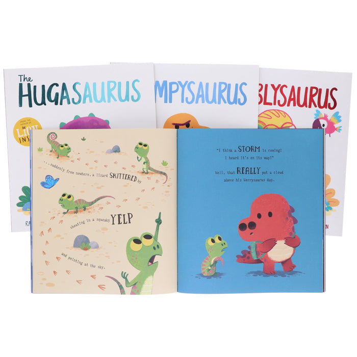 DinoFeelings Series By Rachel Bright 4 Books Collection Set - Ages 3-5 - Paperback 0-5 Hachette UK