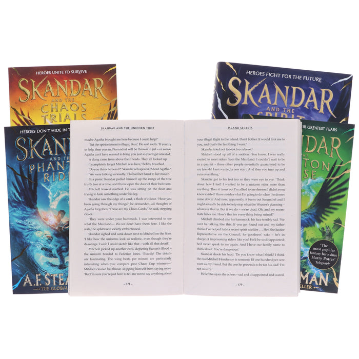 Skandar Series By A.F. Steadman 5 Books Collection Set - Ages 9-12 - Paperback/Hardback 9-14 Simon & Schuster