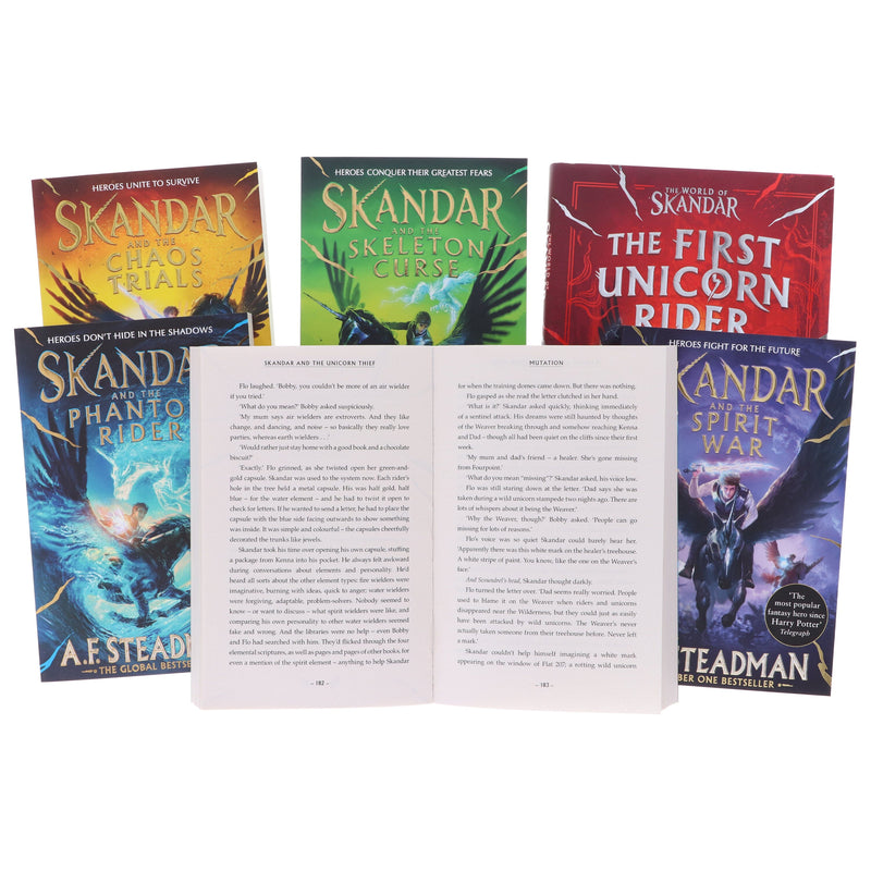 Skandar Series By A.F. Steadman 6 Books Collection Set - Ages 9-12 - Paperback/Hardback 9-14 Simon & Schuster