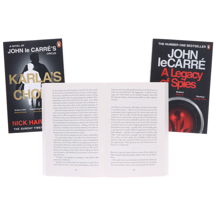 John le Carré & Nick Harkaway Novel 3 Books Collection Set - Fiction - Paperback Fiction Penguin Random House