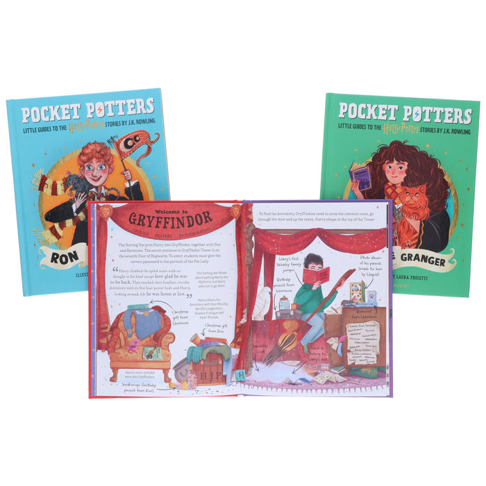 Harry Potter: Pocket Potters by J.K. Rowling Illustrated 3 Books Collection Set - Ages 7+ - Hardback 7-9 Bloomsbury Publishing