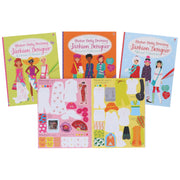 Usborne: Sticker Dolly Dressing Fashion Designer Activity Pack By Fiona Watt 4 Books Collection Box Set - Ages 7+ - Paperback 5-7 Usborne Publishing Ltd
