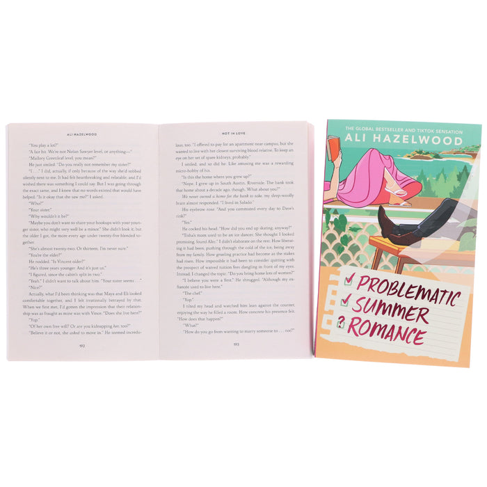 Not In Love Series (Not In Love & Problematic Summer Romance) by Ali Hazelwood 2 Books Collection Set - Fiction - Paperback Fiction Hachette