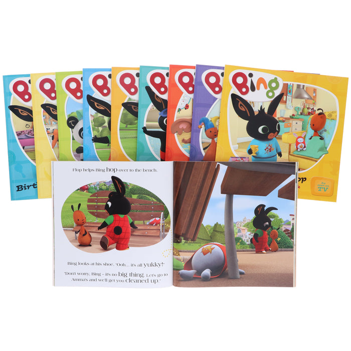 Bing Bunny 10 Books Favourite Stories Box Set By Ted Dewan - Ages 7-9 - Paperback 7-9 HarperCollins Publishers
