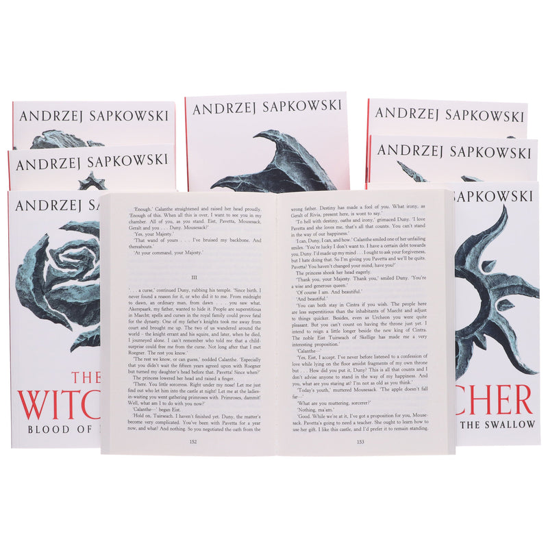 The Complete Witcher Series By Andrzej Sapkowski 8 Books Box Set Collection - Fiction - Paperback Fiction Hachette