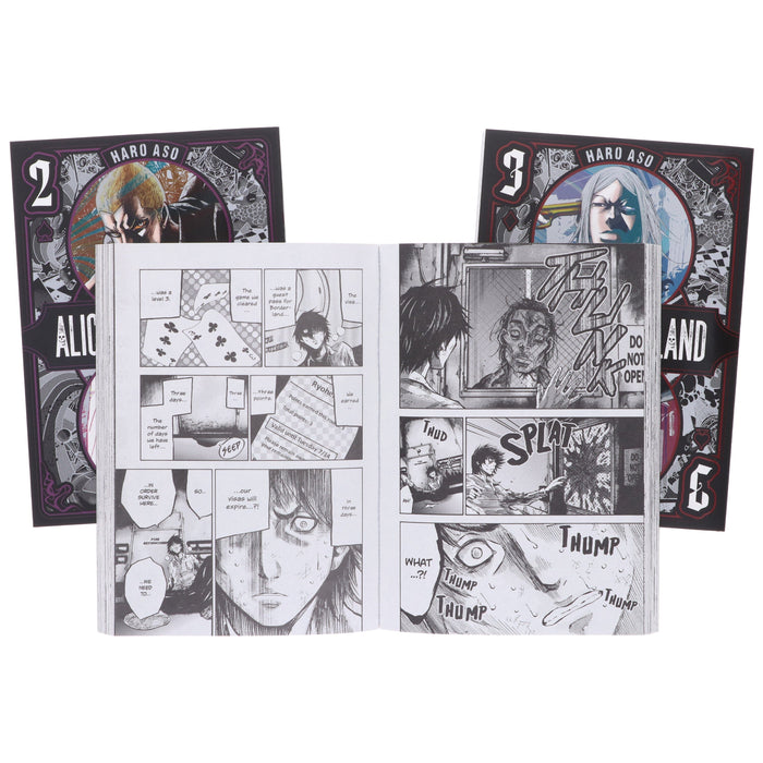 Alice in Borderland (Vol. 1-3) by Haro Aso 3 Books Collection Manga Set - Fiction - Paperback Graphic Novels Viz Media, LLC