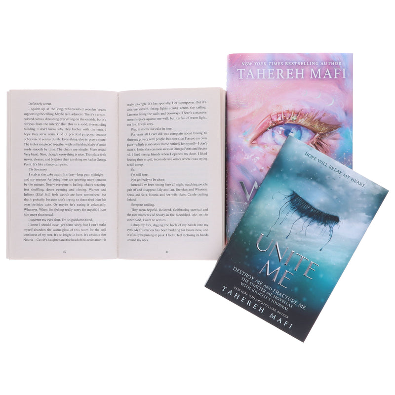 Unite Me, Find Me & Watch Me By Tahereh Mafi (Shatter Me Series) 3 Books Collection Set - Age 14+ - Paperback/Hardback Fiction HarperCollins Publishers