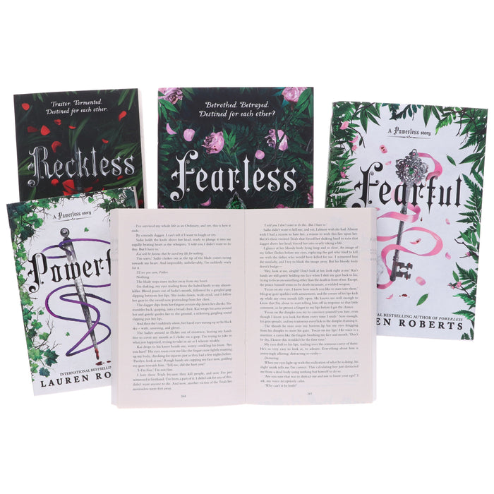 The Powerless Series By Lauren Roberts 5 Books Collection Set - Ages 14+ - Paperback/Hardback Fiction Simon & Schuster