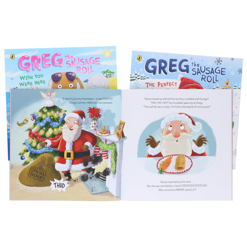 Greg the Sausage Roll Collection Illustrated 3 Books Set By Mark & Roxanne Hoyle - Age 3-9 - Paperback 5-7 Penguin Random House