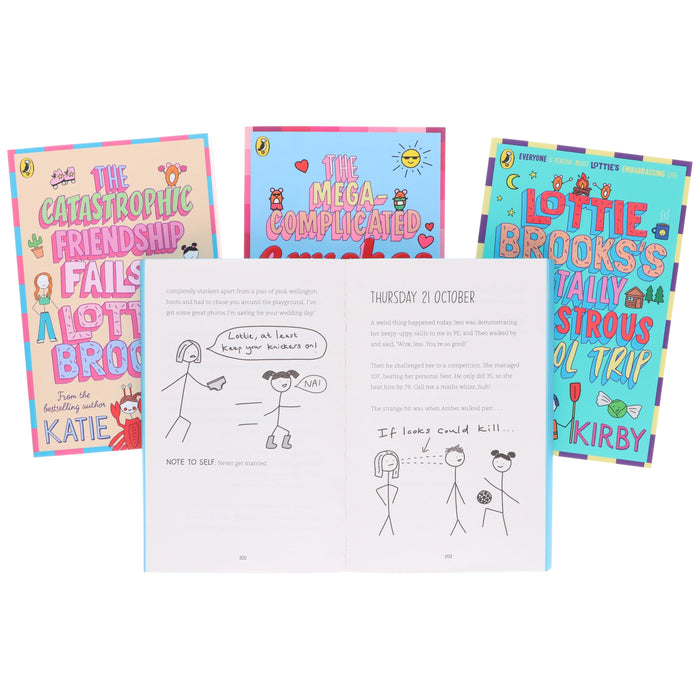 Lottie Brooks Series By Katie Kirby 4 Books Collection Set - Ages 9-12 - Paperback B2D DEALS Penguin Random House