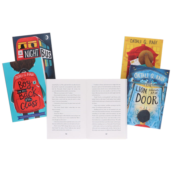 Onjali Q. Rauf Collection 5 Books Set (The Letter with the Golden Stamp and Other Novels) - Ages 8-12 - Paperback 9-14 Hachette