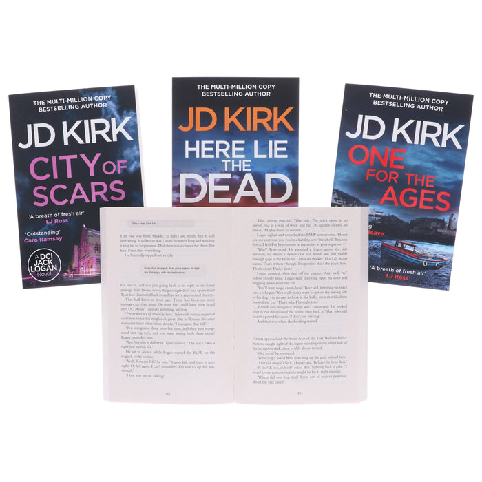 DCI Logan Crime Thrillers (Book 13-16) by JD Kirk 4 Books Collection Set - Fiction - Paperback Fiction Zertex Crime