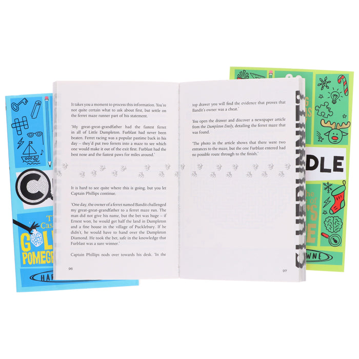 Cluedle Fun Mystery Puzzles By Hartigan Browne: 3 Books Collection Set - Ages 9-11 - Paperback 9-14 Pan Macmillan