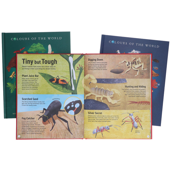 Colours of the World 3 Books Set (Blue Planet, Red Planet & Green Planet) By Moira Butterfiels, Jonathan Woodward - Ages 0-5 - Hardback B2D DEALS Little Tiger Press Group