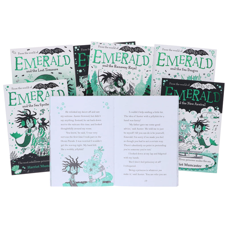 Emerald Series Book 1-7 (World of Isadora Moon) By Harriet Muncaster: 7 Books Collection Set - Ages 5-7 - Paperback 5-7 Oxford University Press