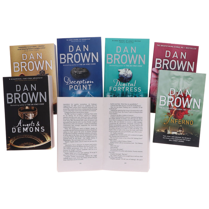 Robert Langdon by Dan Brown: 7 Books Collection Set - Fiction - Paperback Fiction Penguin Random House
