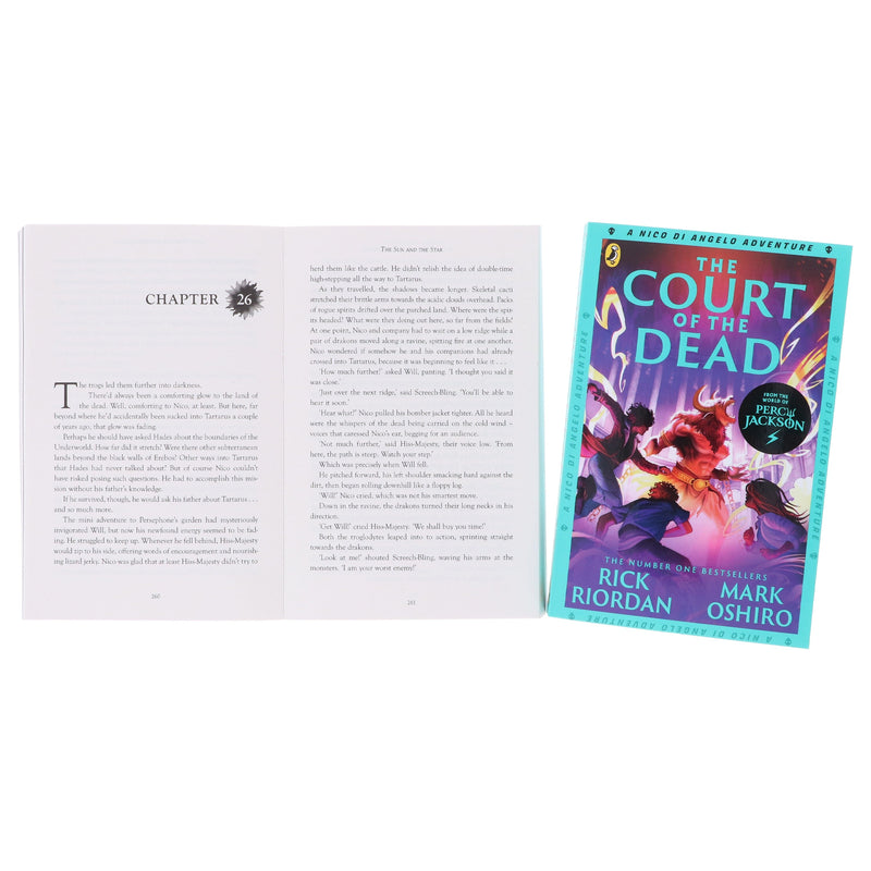 A Nico di Angelo Adventures Series by Rick Riordan & Mark Oshiro 2 Books Collection Set - Ages 9-17 - Paperback 9-14 Penguin Random House