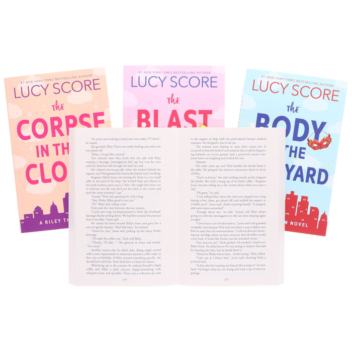 A Riley Thorn Novel Series by Lucy Score 4 Books Collection Set - Fiction - Paperback Fiction Sourcebooks