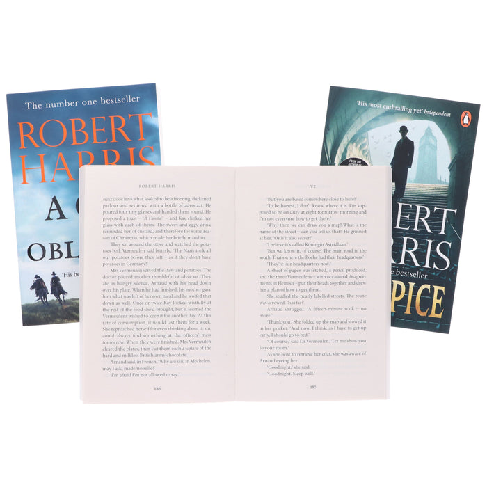 Robert Harris Collection (V2, Act of Oblivion & Precipice) 3 Books Set - Fiction - Paperback Fiction Penguin Random House