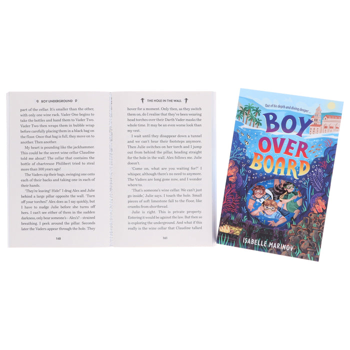 Isabelle Marinov Collection (Boy Underground & Boy Overboard) 2 Books Set - Ages 9-14 - Paperback 9-14 Sweet Cherry Publishing