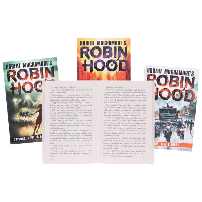 Robin Hood Series (Vol 6-9) by Robert Muchamore 4 Books Collection Set - Ages 12-17 - Paperback Young Adult Bonnier Books Ltd