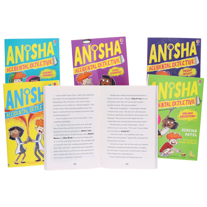 Anisha Accidental Detective Series By Serena Patel 6 Books Collection Set - Ages 7-11 - Paperback 7-9 Usborne Publishing Ltd