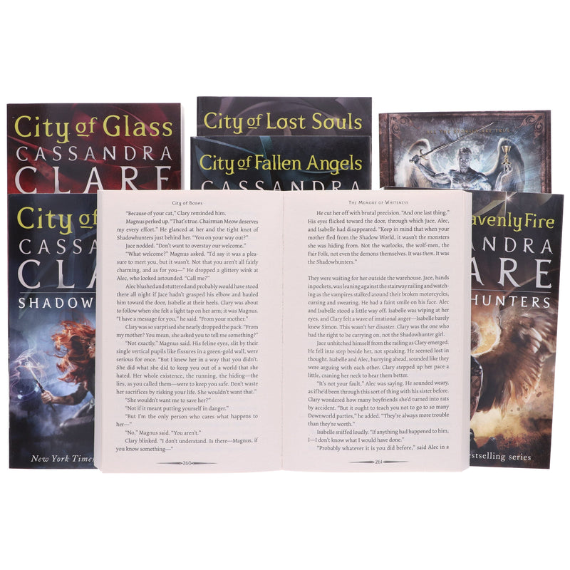 Shadowhunters by Cassandra Clare - The Mortal Instruments 7 Books Box Set - Ages 14+ - Paperback Fiction Walker Books Ltd