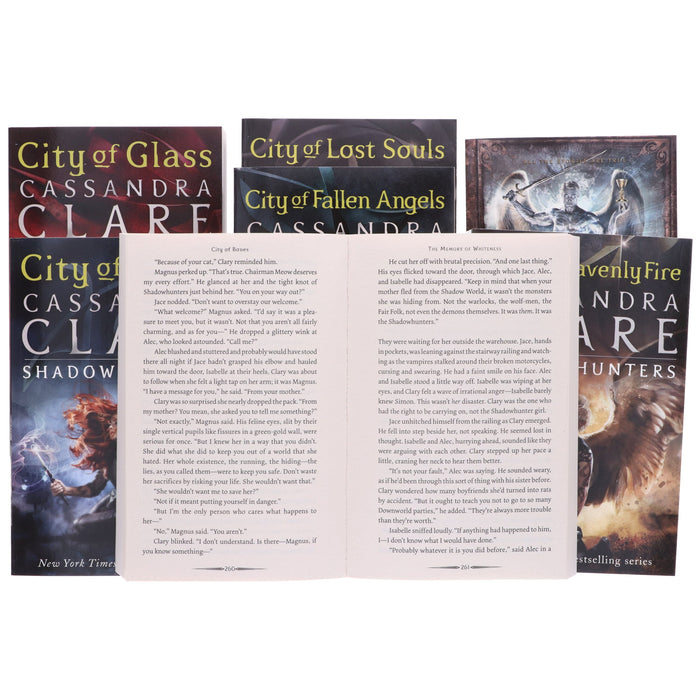 Shadowhunters by Cassandra Clare - The Mortal Instruments 7 Books Box Set - Ages 14+ - Paperback Fiction Walker Books Ltd