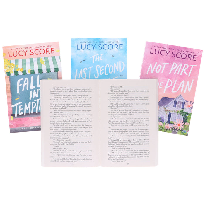 A Blue Moon Romantic Comedy Series by Lucy Score 4 Books Collection Set - Fiction - Paperback Fiction Bloom Books