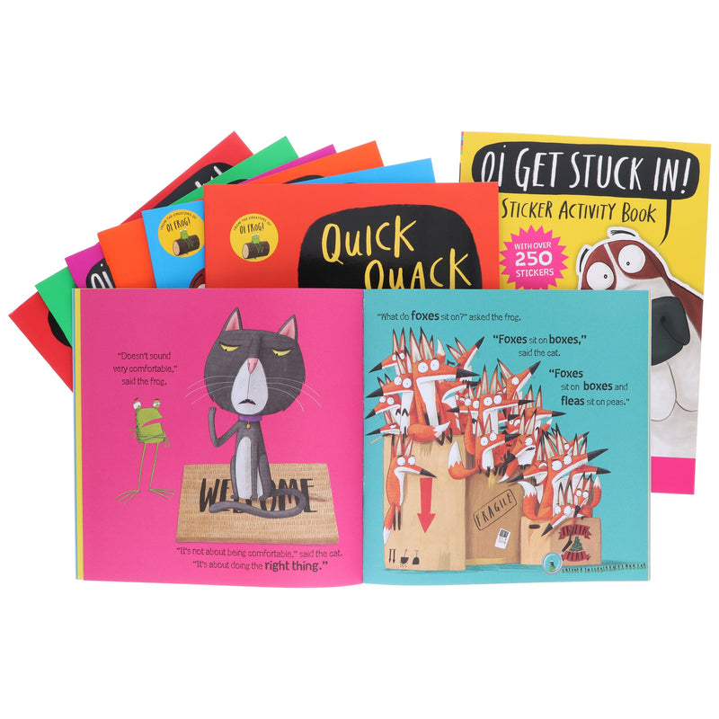 Oi Frog and Friends Series By Kes Gray Illustrated 8 Picture Books Collection Set - Ages 2-6 - Paperback 0-5 Hachette UK