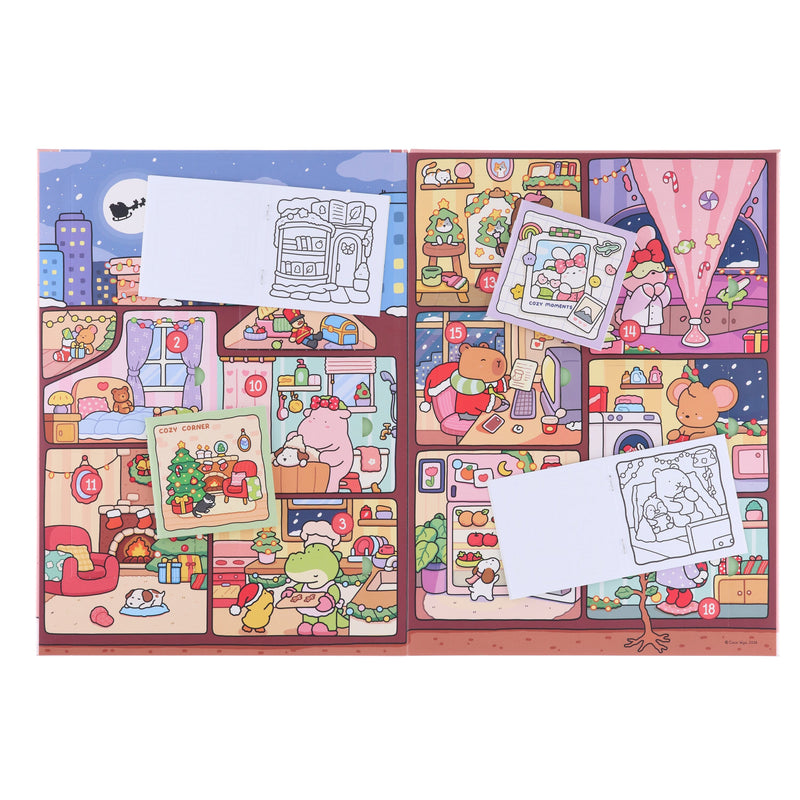 Coco Wyo: Cozy Countdown - An Advent Colouring Book Bundle (Contains 24 Books) - Ages 7+ - Paperback 9-14 Penguin Random House