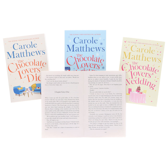 Chocolate Lovers' Club by Carole Matthews 4 Books Collection Set - Fiction - Paperback Fiction Little, Brown Book Group