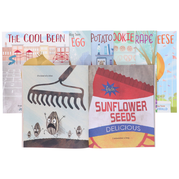 The Food Group Series By Jory John Illustrated 7 Picture Books Collection Set - Ages 4-8 - Paperback 3-5 HarperCollins Publishers