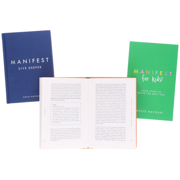Roxie Nafousi Collection (Manifest for Kids, Manifest 7 Steps to Living Your Best Life & Manifest Dive Deeper) 3 Books Set - Non Fiction - Hardback Non-Fiction Penguin Random House
