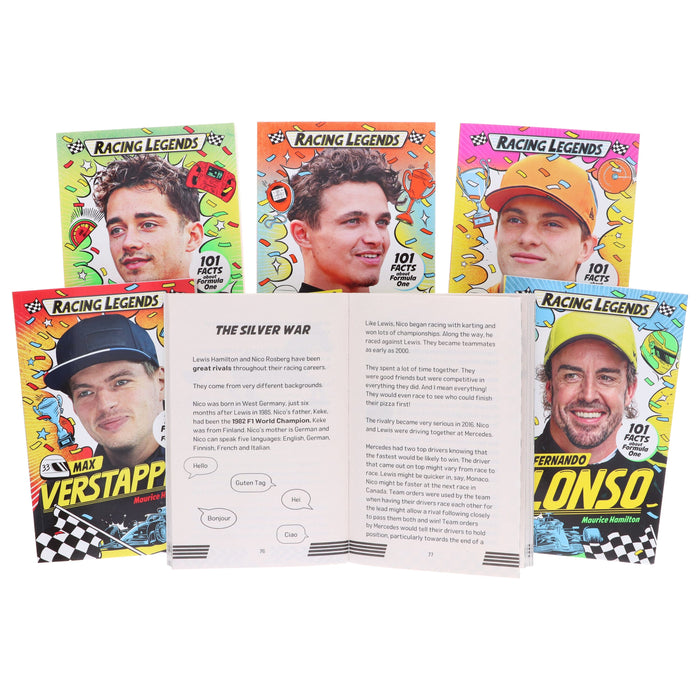 Racing Legends: 101 Facts about Formula One By Maurice Hamilton 6 Books Collection Set - Ages 7-9 - Paperback 7-9 Pan Macmillan