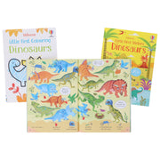 Usborne: My Dinosaur Activity Pack 3 Books Box Set and Over 200 Stickers - Ages 3+ - Paperback 3-5 Usborne Publishing Ltd