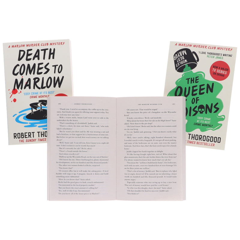 The Marlow Murder Club Mysteries By Robert Thorogood 3 Books Collection Set - Fiction - Paperback Fiction HarperCollins Publishers
