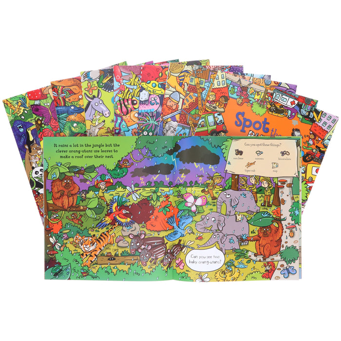 Spot & Facts To Discover By Alexandra Koken 10 Picture Books Children Collection Set - Paperback -Age 4-7 5-7 QED Publishing