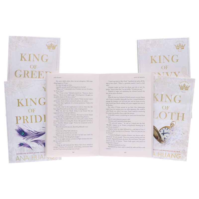 Kings of Sin Series By Ana Huang 5 Books Collection Set - Fiction - Paperback Fiction Hachette