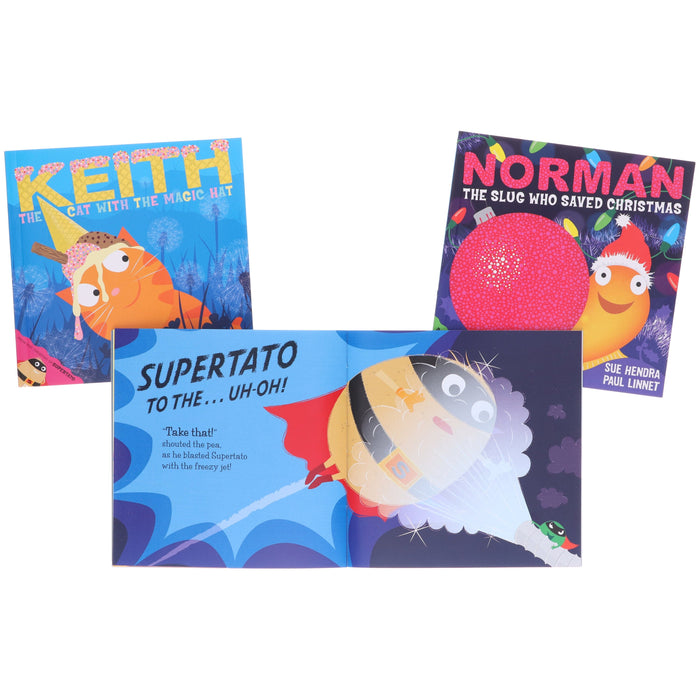 Sue Hendra & Paul Linnet Collection 3 Picture Books Set - Ages 3-6 - Paperback 3-5 Simon & Schuster