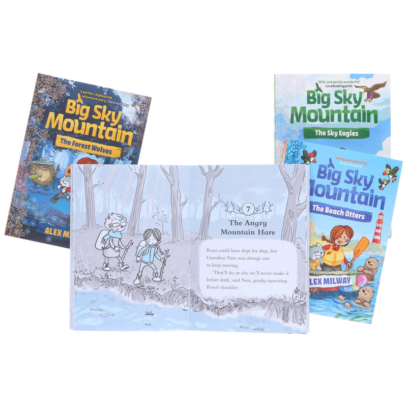 Big Sky Mountain Series by Alex Milway 4 Books Collection Set - Ages 5-8 - Paperback 5-7 Bonnier Books Ltd