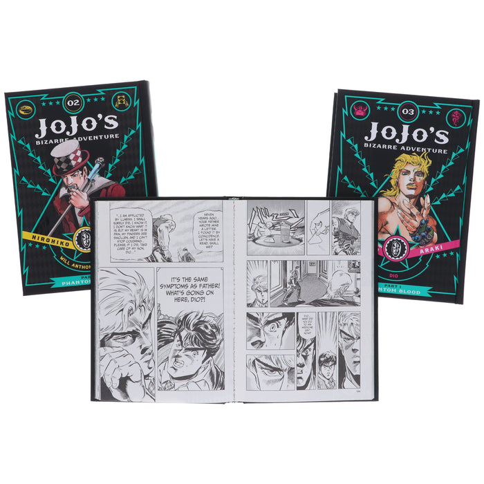 JoJo’s Bizarre Adventure: Part 1 - Phantom Blood (Vol. 1-3) by Hirohiko Araki 3 Books Collection Set - Fiction - Hardback Fiction Viz Media, Subs. of Shogakukan Inc