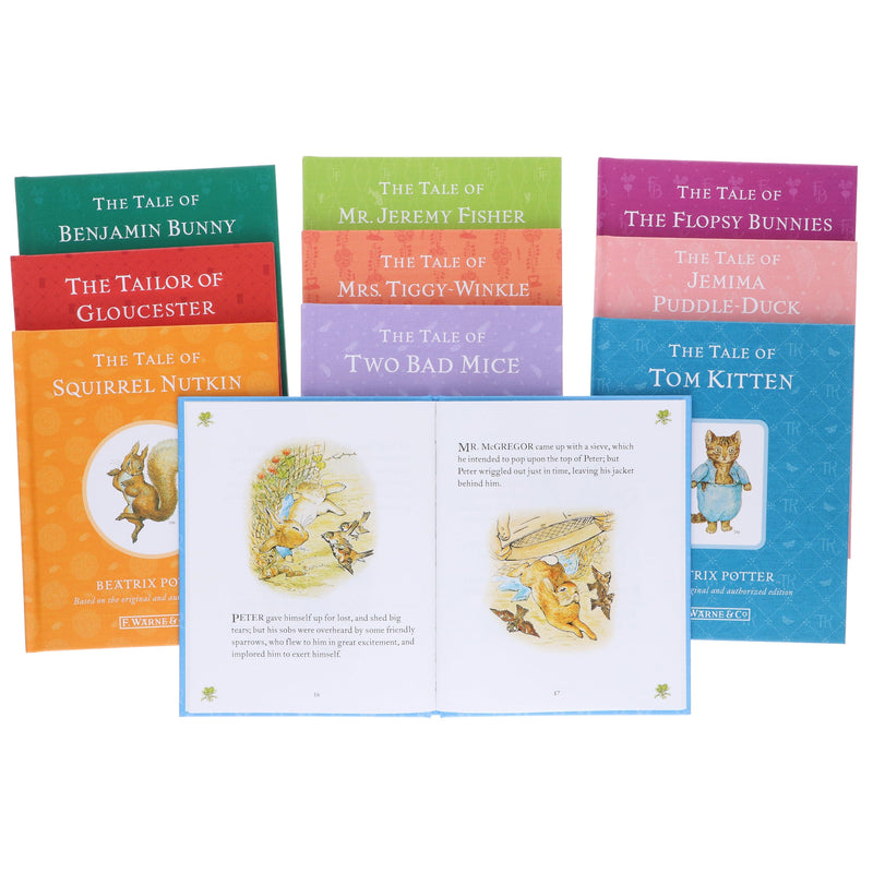 Peter Rabbit Library Coloured Jackets 10 Books Box Set Collection by Beatrix Potter - Ages 5-7 - Hardback 5-7 Penguin Random House